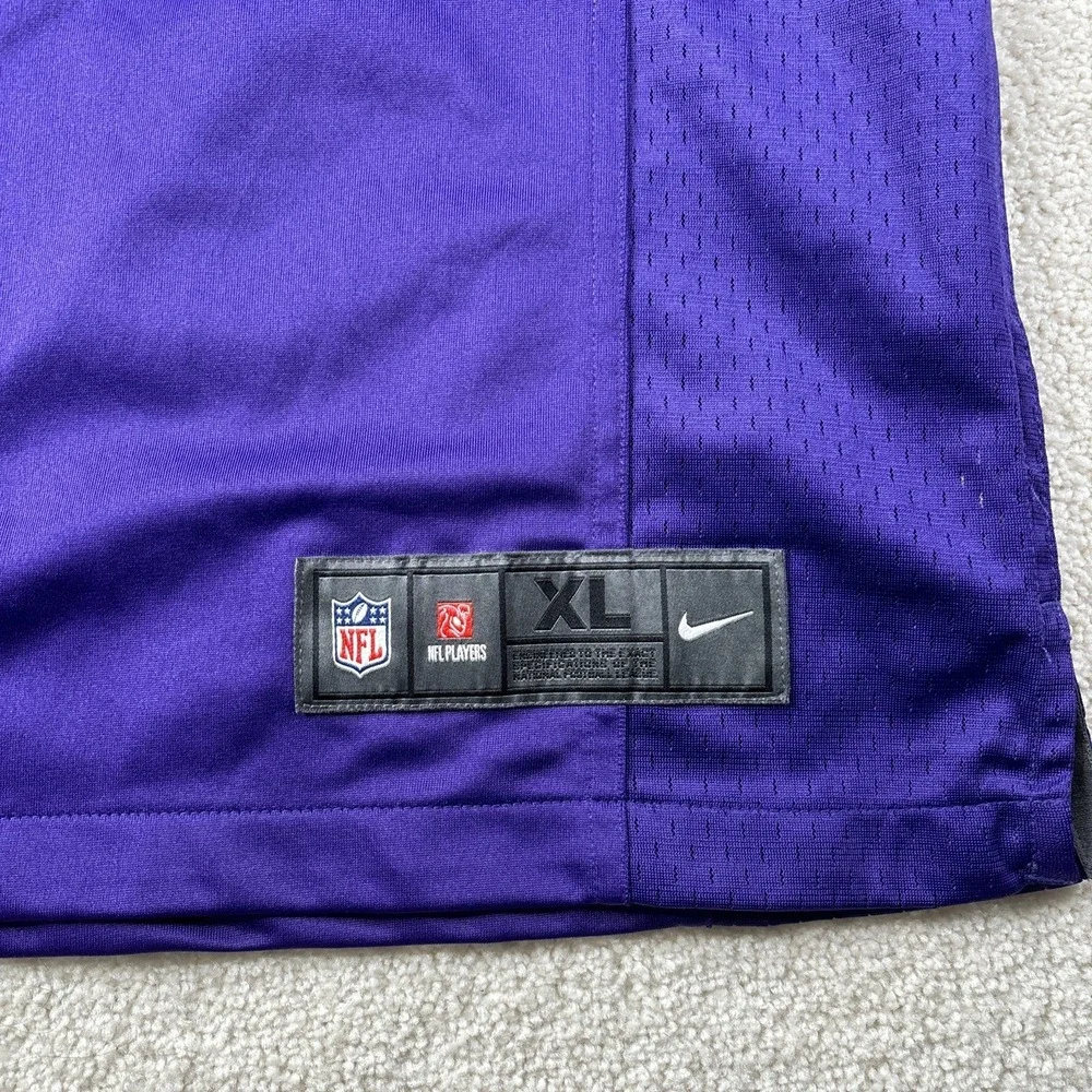 Mike Wallace #11 Minnesota Vikings NFL Nike On Field Purple Jersey Men's Size XL